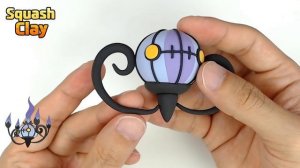 Pokémon Clay Art: Chandelure Ghost/Fire Pokémon!!