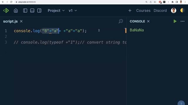 JavaScript BaNaNa Tricky Interview Question