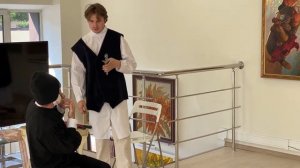 Чехов А П, Хирургия, инсценировка в исполнении актеров Матвея Афремова и Романа Голубева