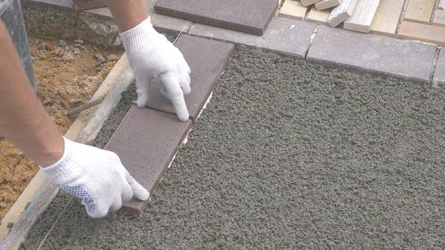 Укладка плитки на дренажный раствор смотреть онлайн