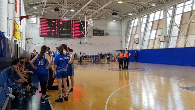 2021/03/28 Первенство Москвы, Тринта vs СШОР-56 (2 часть), баскетбол, девушки 2007 г.р. смотреть онлайн