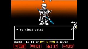 REVENGE:Shattered Reality Papyrus all phase battle!&Unused content [undertale fangame]※Cancelled