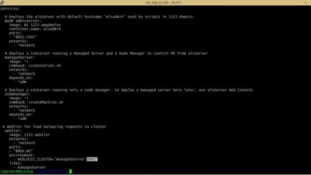 5. How to use docker compose for WebLogic Server
