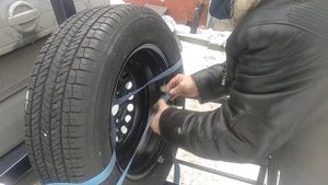 Насадка для перевозки запаски на фаркопе.