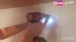 РемонтСделайСама/установка рейлинга для кухни из Леруа Мерлен своими руками