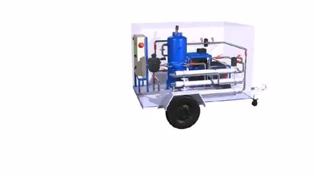 Planta de Tratamiento de Agua transportable para zonas escasas de agua
