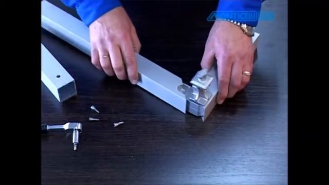 Изготовление стола из алюминиевого профиля 40х40
