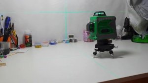 Лазерный нивелир уровень 12 линий 3D 360