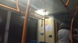 Вечерняя поездка на троллейбусе (1К) БКМ-321№044 по маршруту 8 на улице Серёгина. г. Курск