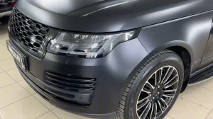 Бронирование кузова Range Rover матовой полиуретановой пленкой