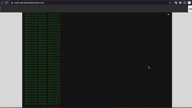 clone from github using wasm-git смотреть онлайн