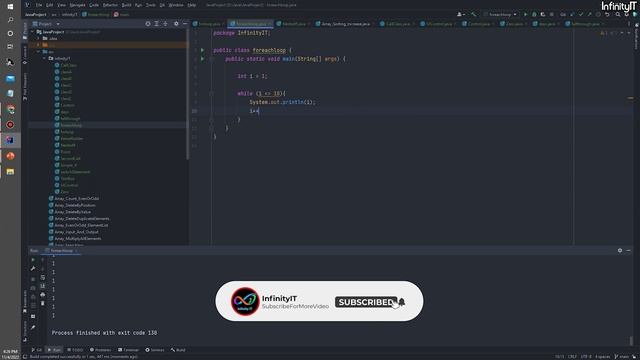 Java Control Statements (Part 9) |While Loop & Infinitive While Loop |Burmese Tutorial @Infinity_IT