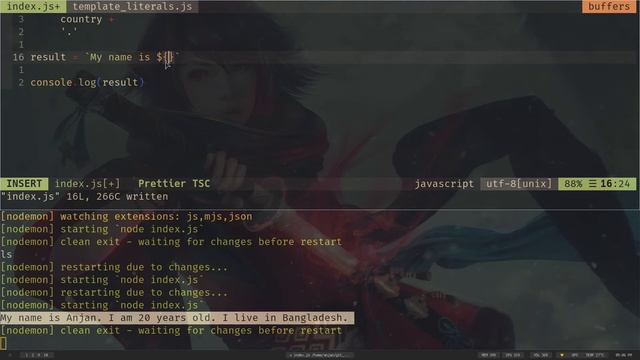 Template Literals : Everything you need to know