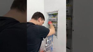 сборка электрического щита на 36 модулей