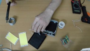 Переделка Power Bank в супер яркий светильник 12 вольт 2 в 1