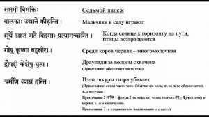 Уроки Санскрита 19-20030704 6,7 падеж; ж. мати