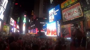 Times Square in the evening. Таймс сквер вечером.