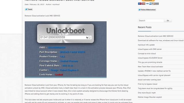 Icloud activation unlock by IMEI смотреть онлайн
