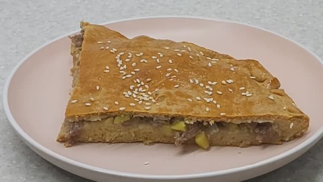 Домашний ПИРОГ для всей семьи. Сытный мясной пирог!!! #пирог #рецептпирога