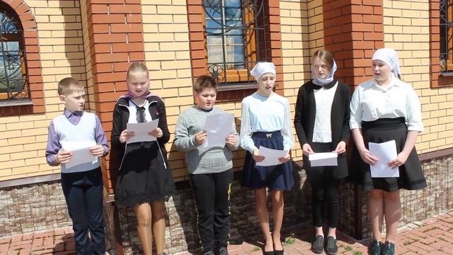 Пасхальное поздравление воскресной школы Казанского храма села Барсуково смотреть онлайн
