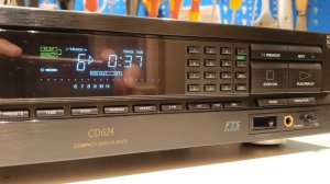 PHILIPS CD-624 CD player 90' -test-