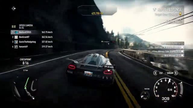 Полицейское Реагирование на Koenigsegg one :1. Часть 4 ( Need for Speed Rivals ) смотреть онлайн