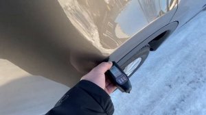 Замер ЛКП толщиномером RAV 4