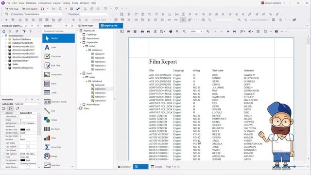 How to create data report from SQL database using dbForge Studio for SQL Server
