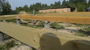 Обвязка фундамента из пакета досок 200мм на 50мм// Сделаем сами