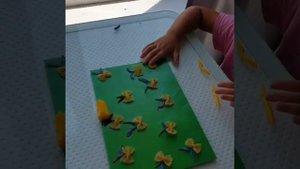 Поделки из макарон. Бабочки из макарон.