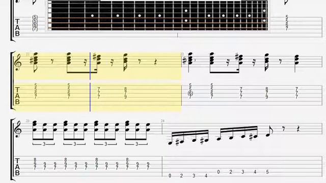 Beatles The   I 've Got A Feeling GUITAR 2 TABLATURE смотреть онлайн
