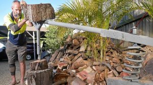 Удивительные и ОПАСНЫЕ самодельные автоматические станки для обработки дров