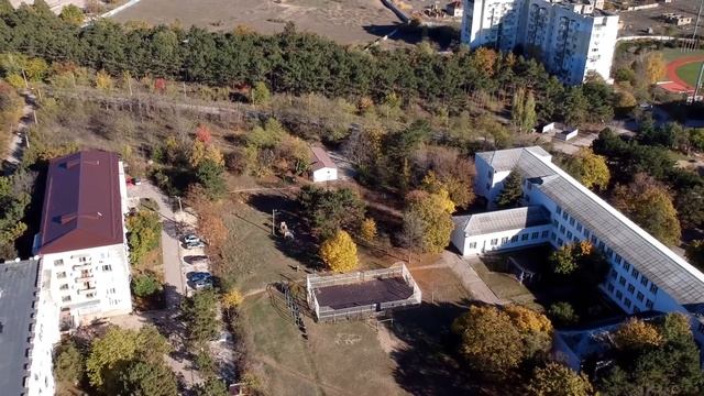 Учебный городок Крымского Агроуниверситета с высоты птичьего полета