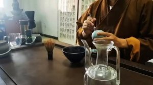 Chinese tea ceremony by Buddhist monk NengTong