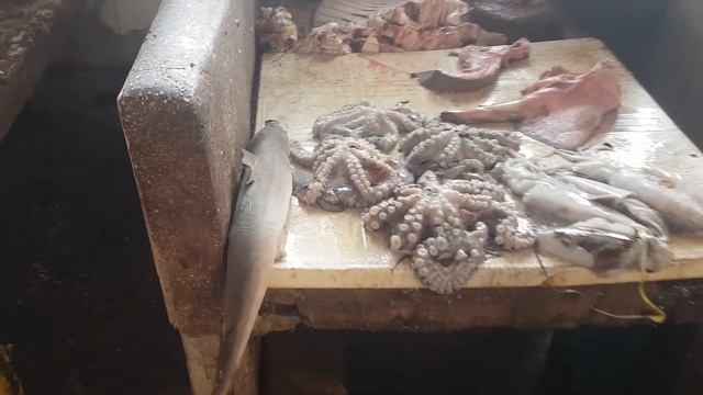 Рыбный рынок Занзибар fishmarket Zanzibar Стоун-Таун