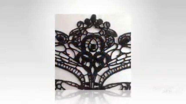 Черная _и_белая_кружевные_маски. Купить_маску_на_Aliexpress