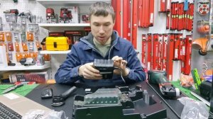 Распаковка многофункциональный инструмент Metabo MT 18 LTX Compact 613021860 + Акб 18В- 4.0 L-ion