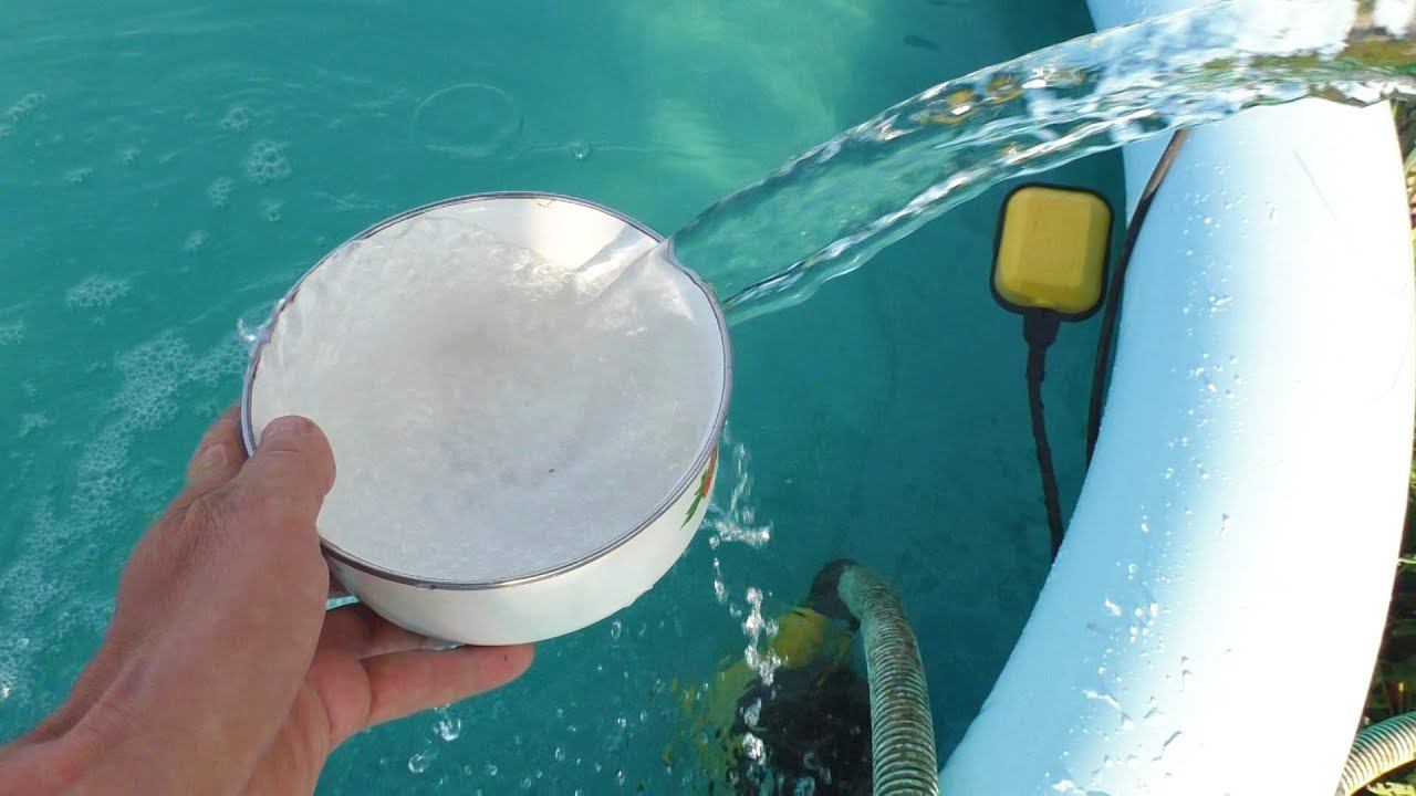 Как очистить бассейн от грязи не покупая фильтра Filter für den Pool mit eigenen Händen смотреть онлайн