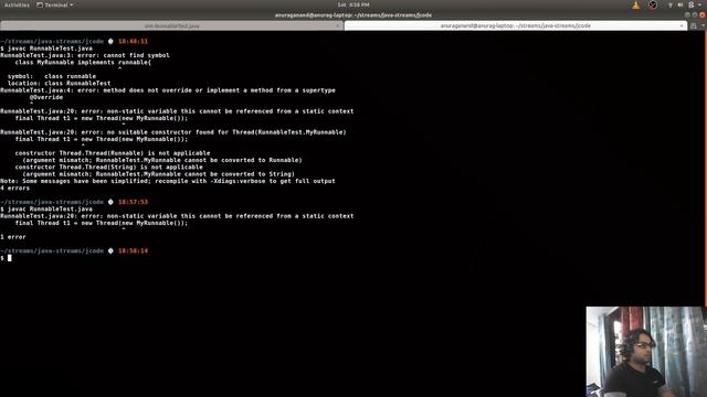 Java Live Coding : Thread Creation Using Runnable Interface
