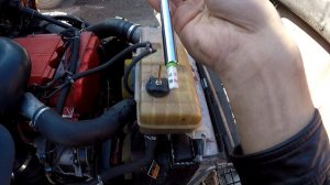 С чем боролись, на то и напоролись, опять выхлопные газы в системе охлаждения