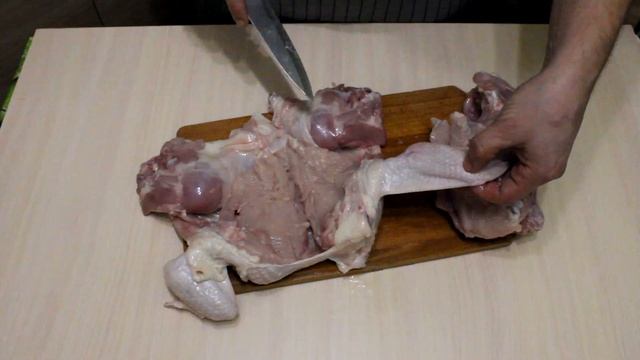 Как за 5 минут отделить кости от мяса курицы смотреть онлайн