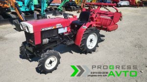 Обзорное видео полноприводного минитрактора MITSUBISHI MT13 "PROGRESS-AVTO" почвенная фреза Чита