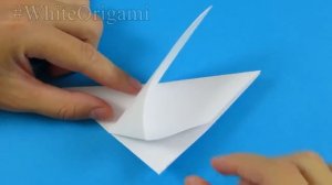 How to make an origami Dove ? easy origami BIRD