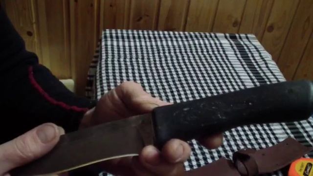 самодельный нож с рукоятью из микарты смотреть онлайн