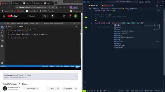 ILEARNING REACT JS FOR BEGINNERS