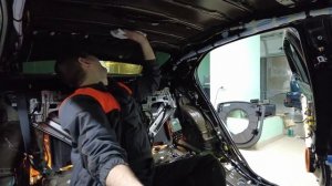 Шумоизоляция Toyota Camry 70. Работают профессионалы.