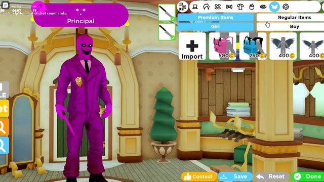 Purple Guy Showcase RHS aka Robloxian Highschool смотреть онлайн