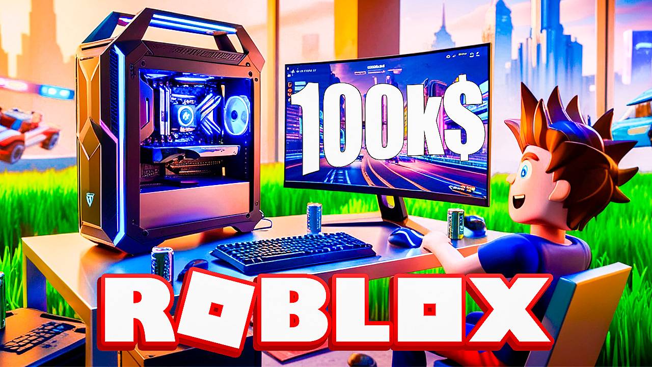 ЗАРАБОТАЛ 100.000$ СОБИРАЯ ПК В РОБЛОКС !!! | ROBLOX ПО РУССКИ |