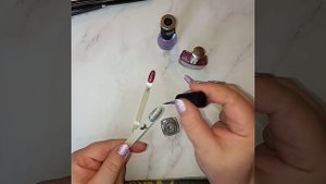 Выкраска #лака на #типсы.Обычный лак.