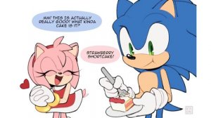 Super Flirting - Sonic x Amy (Sonamy) Comic Dub Compilation
